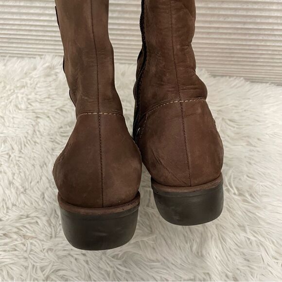 TIMBERLAND COMFORIA BROWN MIDCALF SUEDE ZIP BOOTS , size 7.5 M - Picture 8 of 9